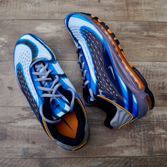 air max deluxe blue and orange